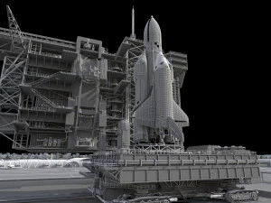Space shuttle 3D Model