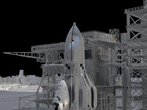 Space shuttle Modelo 3D