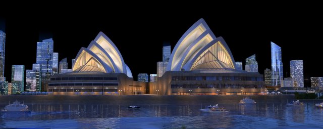 Opera Modelo 3D .c4d .max .obj .3ds .fbx .stl .blend 