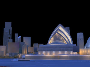 Opera 3D Model