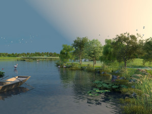 Lake Modelo 3D