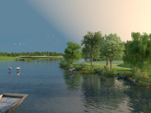Lake Modelo 3D