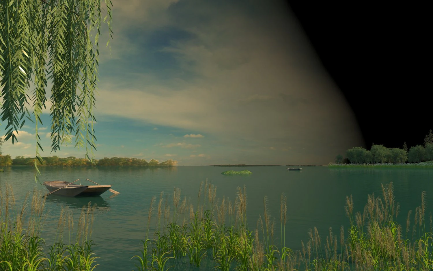 Lake 3D Model .c4d .max .obj .3ds .fbx .stl .blend 