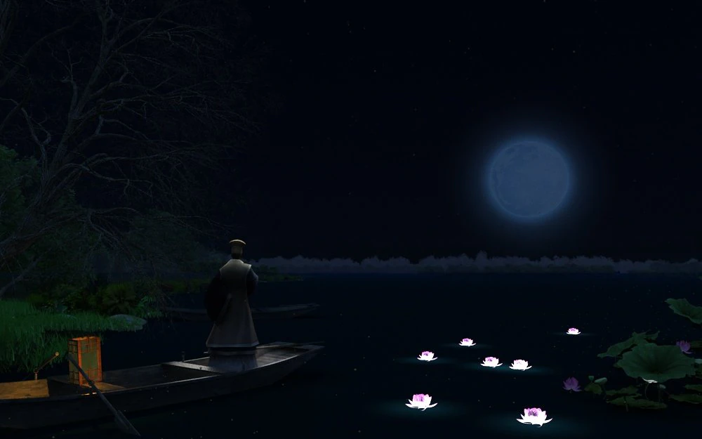 Lake 3D Model .c4d .max .obj .3ds .fbx .stl .blend 