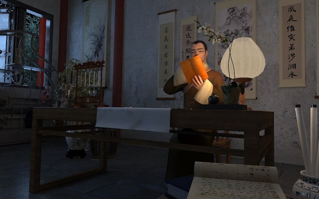 The ancients read Modelo 3D .c4d .max .obj .3ds .fbx .stl .blend 