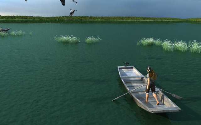 Lake Modelo 3D .c4d .max .obj .3ds .fbx .stl .blend 
