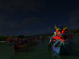 Dragon boat Modelo 3D