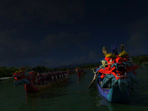 Barca-drago Modello 3D