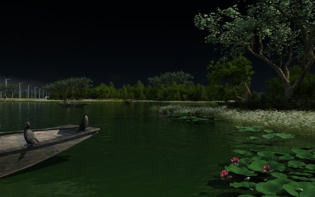 Lake 3Dモデル .c4d .max .obj .3ds .fbx .stl .blend 