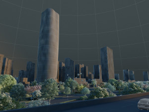 Cityscape Modèle 3D