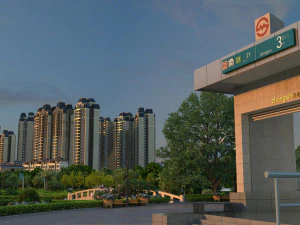 ESTA&Ccedil;&Atilde;O DE METRO Modelo 3D