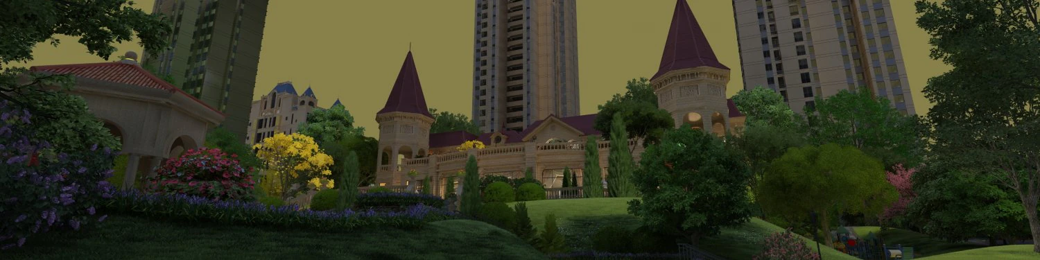 Cityscape 3D Model .c4d .max .obj .3ds .fbx .stl .blend 