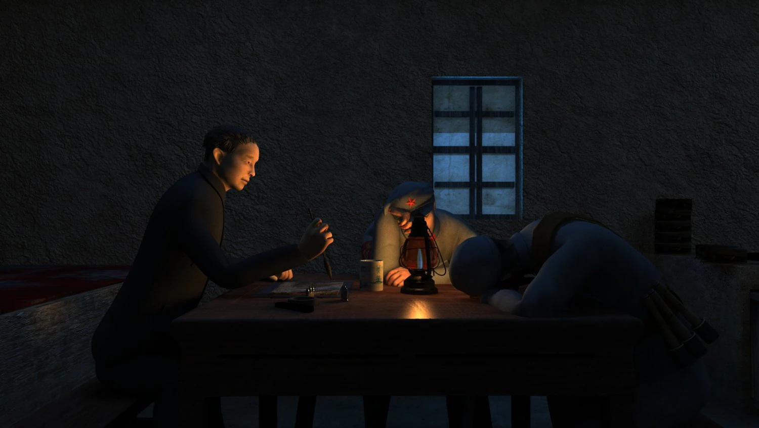 Staff member 3D Model .c4d .max .obj .3ds .fbx .stl .blend 