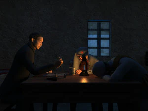 Staff member 3D Model