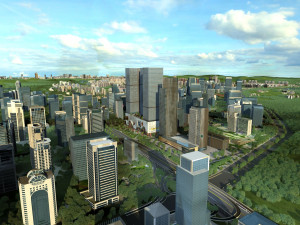 Cityscape Modèle 3D