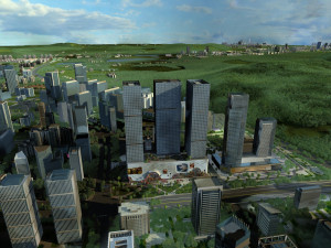 Cityscape Modèle 3D