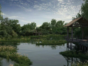 Lakeside 3D Model