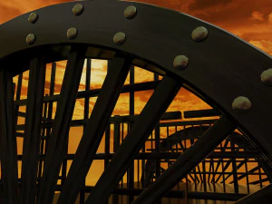 Ancient carriage 3D Model