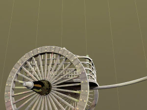 Ancient carriage 3D Model