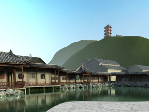Ancient building 3D 모델