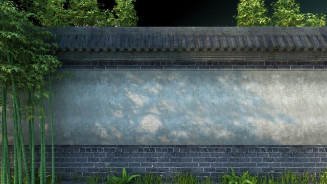 Ancient building Model 3D .c4d .max .obj .3ds .fbx .stl .blend 