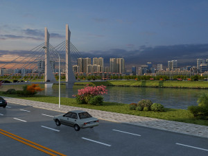 Cityscape Modelo 3D