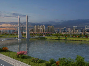 Cityscape 3D Model