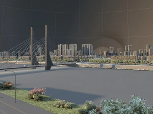 Cityscape 3D Model