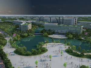 Hospital building Modelo 3D