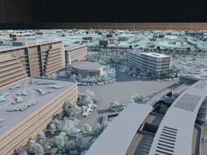 Hospital building Modelo 3D