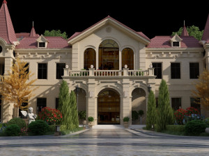 Villa 3D Model
