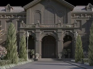 Villa 3D Model