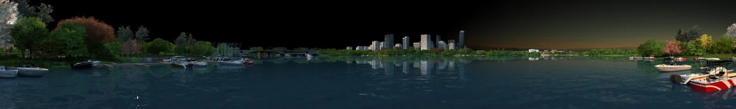 Lake 3D Model .c4d .max .obj .3ds .fbx .stl .blend 
