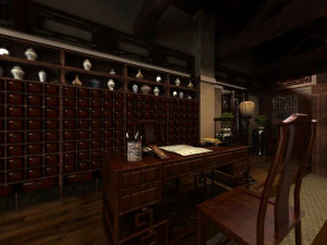 Chinese Pharmacy 3D Model