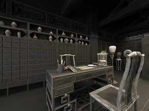 Chinese Pharmacy 3D Model