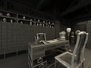 Chinese Pharmacy 3D Model