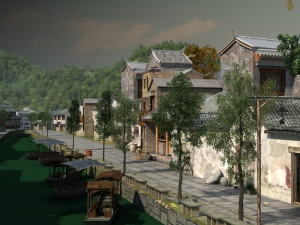 Ancient town 3D Model