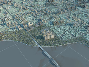 Cityscape 3D 模型
