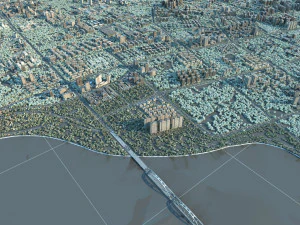 Cityscape 3D Model