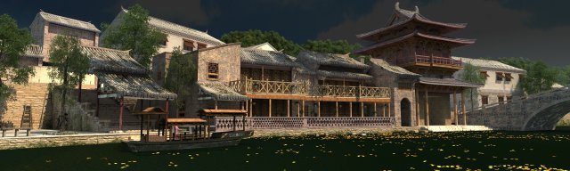 Ancient building Modelo 3D .c4d .max .obj .3ds .fbx .stl .blend 