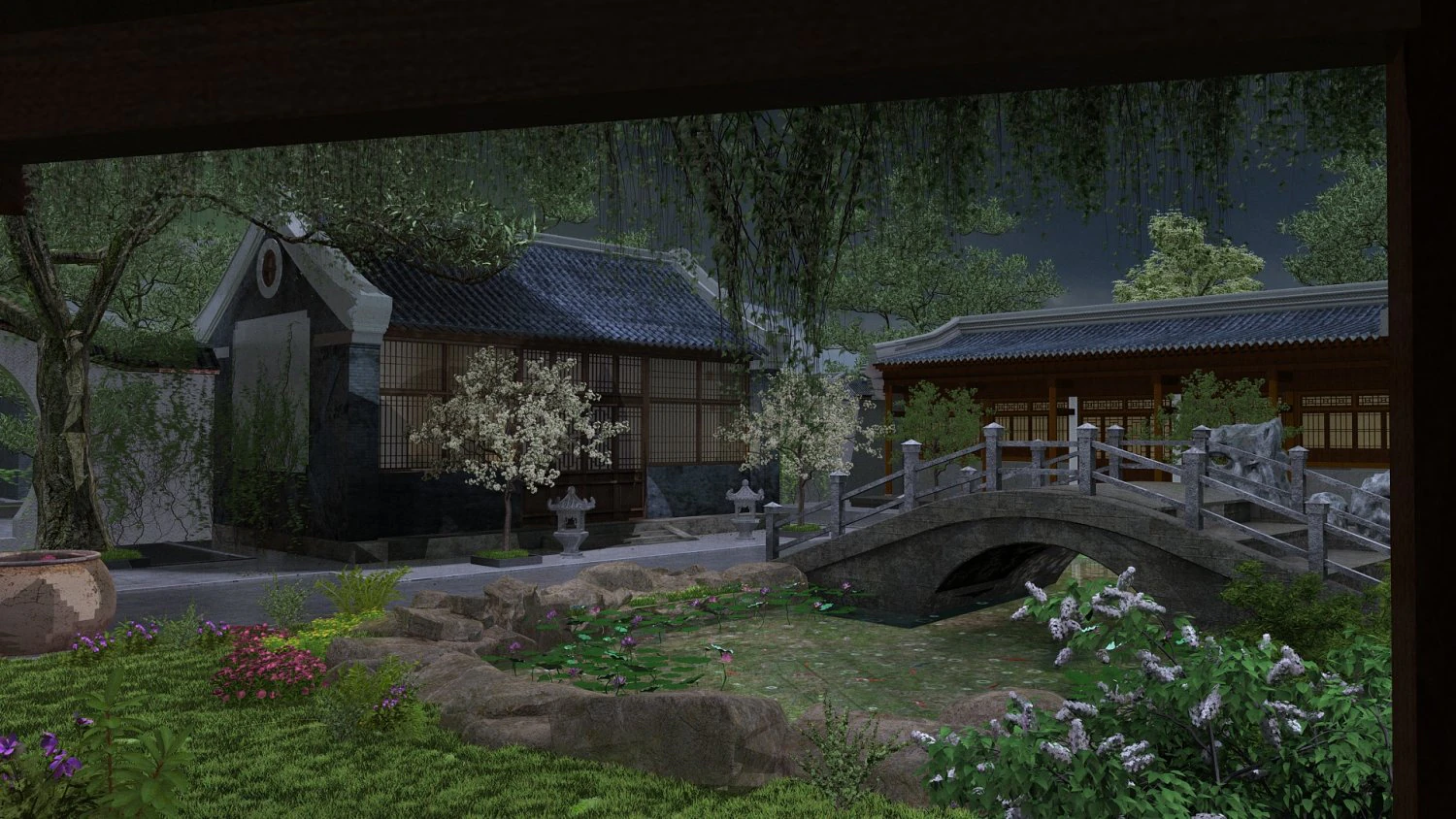 Ancient building 3D Model .c4d .max .obj .3ds .fbx .stl .blend 