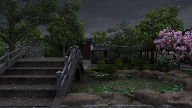 Ancient building 3D 模型 .c4d .max .obj .3ds .fbx .stl .blend 