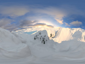Snow mountain Modelo 3D