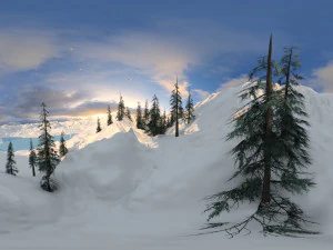 Snow mountain 3D Model
