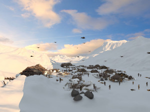 Snow mountain Modelo 3D