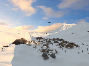 Snow mountain 3D Model