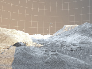 Snow mountain Modelo 3D