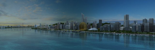 City building Modelo 3D .c4d .max .obj .3ds .fbx .stl .blend 