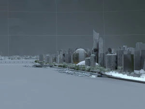 edificio de la ciudad Modelo 3D