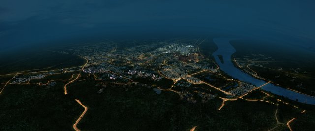 City building Modello 3D .c4d .max .obj .3ds .fbx .stl .blend 